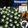 5M/7M Outdoor Courtyard Solar Fairy Lights Cherry Blossoms Solar String Lights Christmas Decorative Lighting Lamp