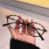 Стильные овальные легкие унисекс очки: Универсальная мягкая оправа из TR, совместимая с миопией