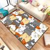 Большой ковер с рисунком животных, ковер для гостиной, спальни, украшение дивана, коврик для кухни, нескользящий напольный коврик для пикника