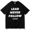 Chief Keef Lead Never Follow Leaders Shirt Chief Keef Shirt Chief Keef Fan Gift Unisex O-Neck Short Sleeve Shirts