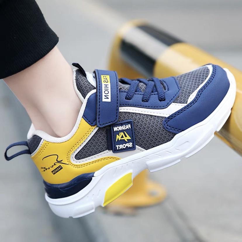 1910 Boys Shoes 2025 Spring and Autumn Mesh Shoes Medium and Older Children's Breathable Mesh Surface Summer Single Mesh Hollow Children's Sports