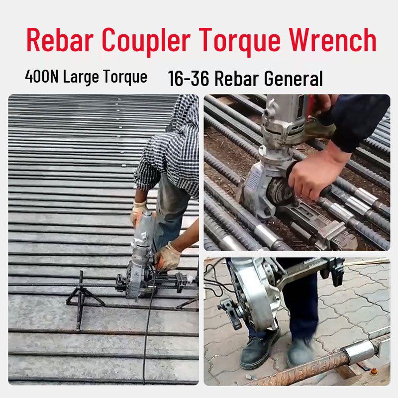 High-Power Electric Torque Rebar Coupler Quick-Connect Wrench