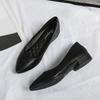 Black Low Heel Elegant Pointed Toe Women's Shoes High Quality Comfortable Young Lastest Chic Point 39 Ladies Pumps On Promotion