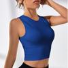 Women's Quick-Dry Seamless Yoga Top - Sleeveless, Sexy Sports Vest