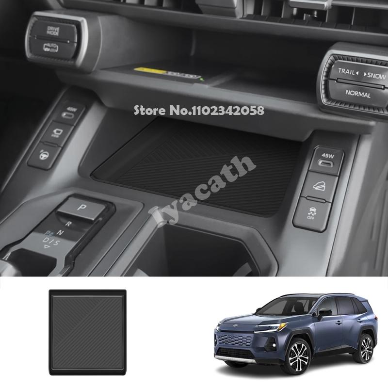 LHD ДЛЯ TOYOTA RAV4 RAV 4 GR sport 2026 2027 силиконовый Нижний слой Беспроводная зарядка Поднос для второго пилота передний задний подстаканник накладка