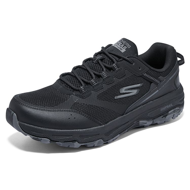 Skechers Go Run Trail Удобные Легкие Стабильное Сцепление Для Активного Отдыха Пеший Туризм Низкие Кроссовки Для Трейлраннинга Мужские Сникер Черный 220917C-BKCC