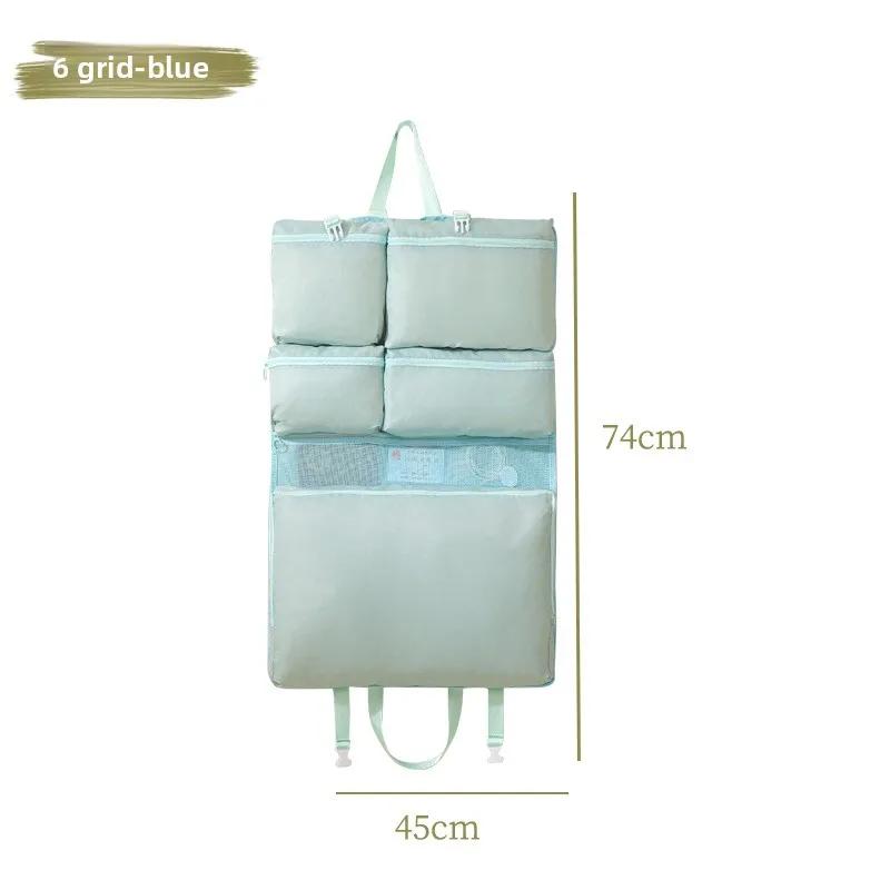 Foldable Organizer Hanging Bag for Travel, Storage Hanging Bags with Pockets - Daily Clothes Sorting Storage, Multi-Compartment