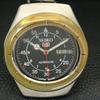 ЯПОНИЯ ВИНТАЖ SEIKO 5 АВТОМАТ 7009A МУЖСКИЕ ЧАСЫ С ЧЕРНЫМ ЦИФЕРБЛАТОМ a702352-5