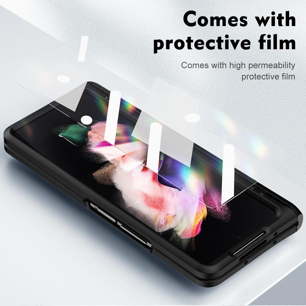 For Samsung Z Fold 4 5g Front Glass Protector Film Folding Case For Samsung Galaxy Z Fold 4 Fold4 Zfold4 Phone Cover