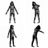Polyester Halloween Cosplay Costume Separate Headgear Skull Bodysuits  Halloween