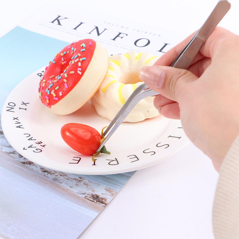 Kitchen Tool Serving Presentation Chef Grill Barbecue Tongs Food Tweezer BBQ Clip Pliers