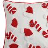Christmas Pillow Case, Throw Cover with Zipper, Washable Decorative Pillowcase, Waist