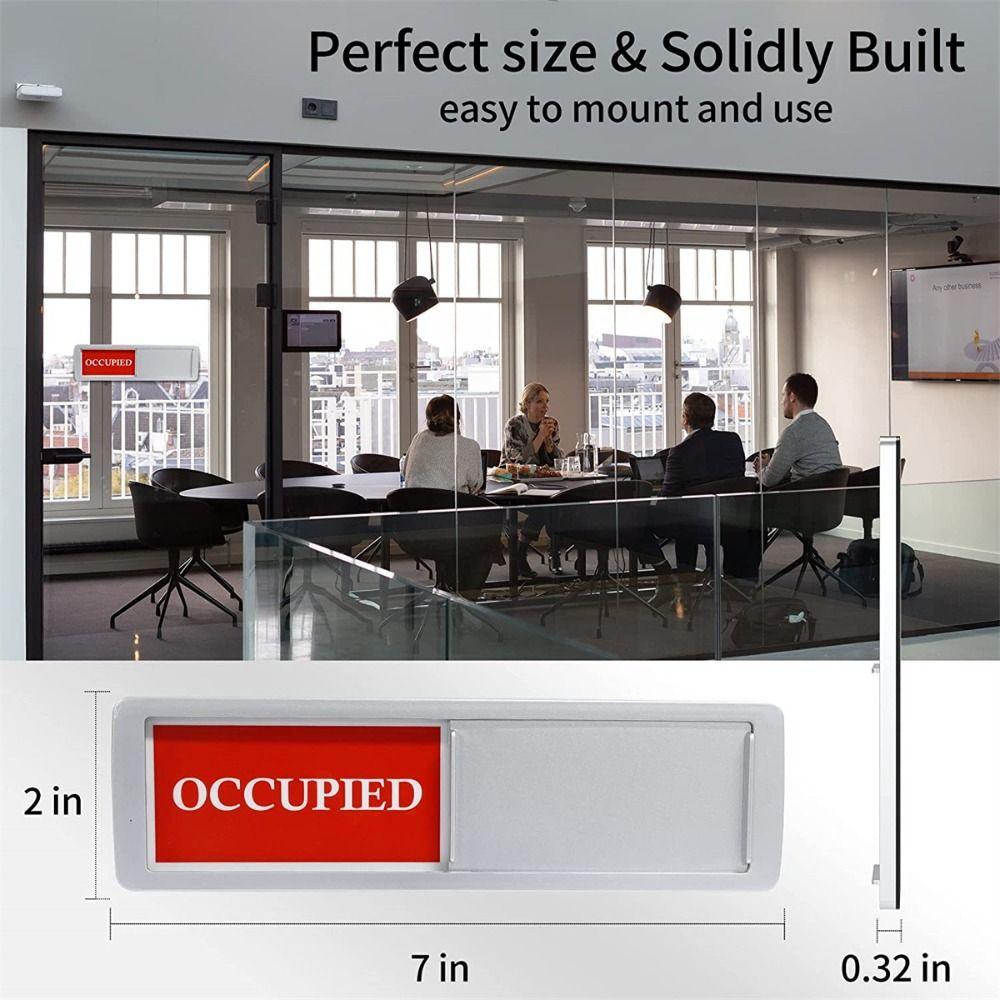 Самоклеящаяся вывеска на офисную дверь, водонепроницаемые дверные ползунки, табличка для отеля, доска объявлений, конференц-зал