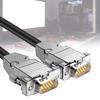 Прочный кабель VGA Male/Female с коаксиальными проводниками 150 см Черный Для дисплеев с высокой пропускной способностью