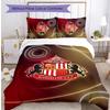 Sunderland Football Printed 3 Pieces Bedding Set, Comfortable Skin Friendly Bedroom Duvet Cover Set