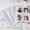 А4 Прозрачный держатель для фотокарточек на кольцах, вкладыши для фотоальбома 1/2/3/4/6/8/9/10 карманов, внутренняя страница, альбом для коллекционирования карточек
