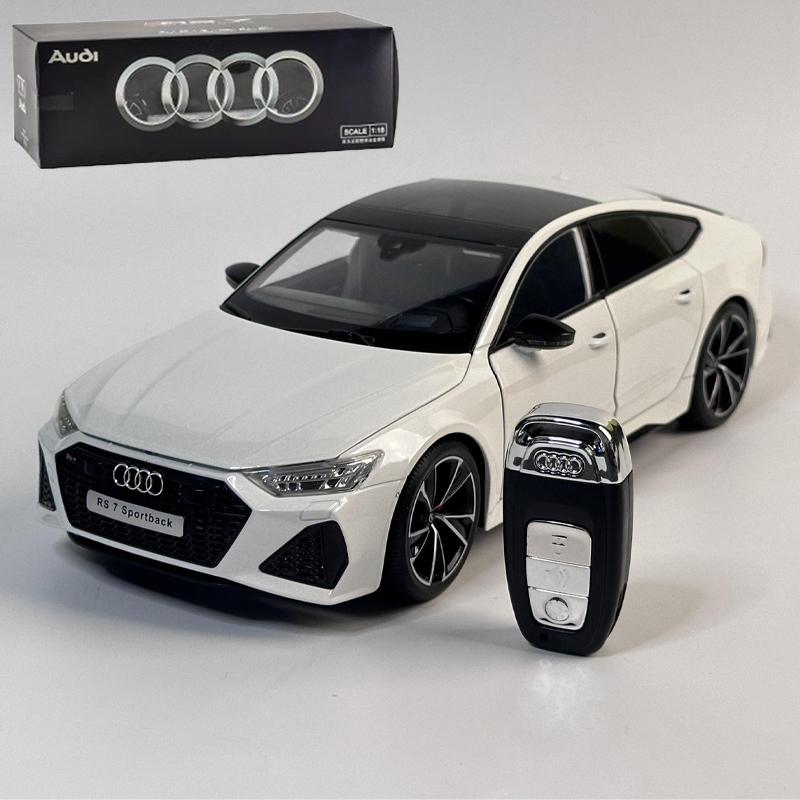1:18 RS7 Sportback Четырехдверное купе Машинка на радиоуправлении Литой из сплава Модель автомобиля Хобби Коллекционирование Декоративные подарки Коробка для парня