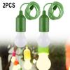 2pcs Hanging Lamp Battery Operated Colorful Green Home