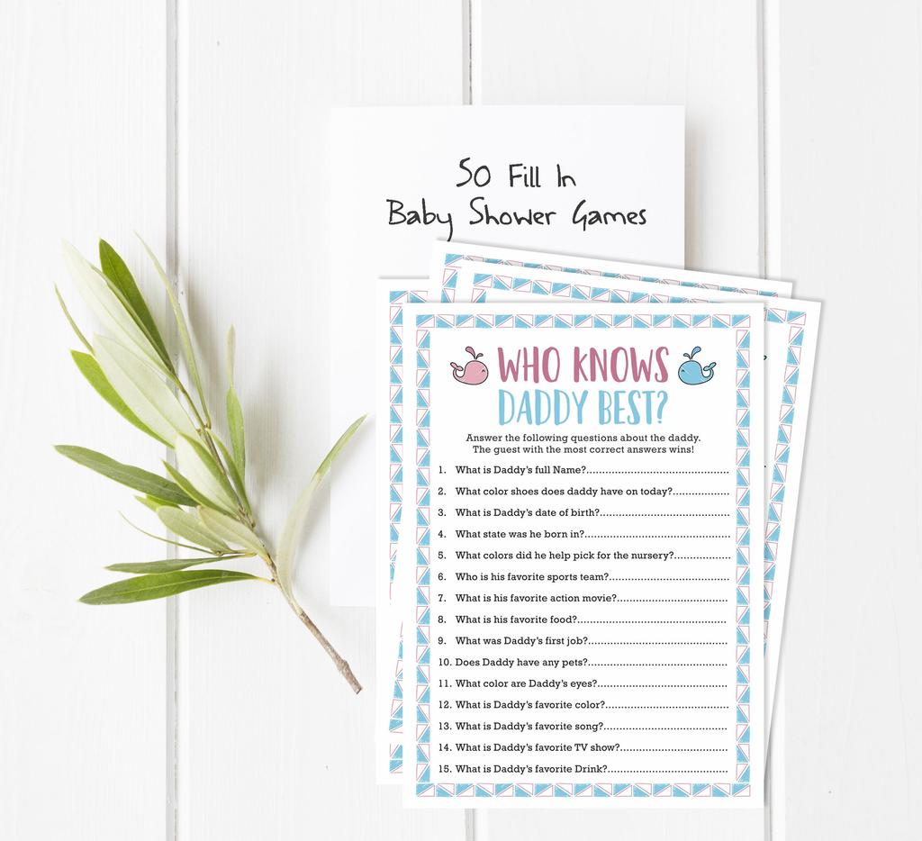 Inkdotpot 50 BabyA AlphabetA ABCA GameA Gender Reveal Baby Shower Game Ita s A Boy Ita s A Girl Party