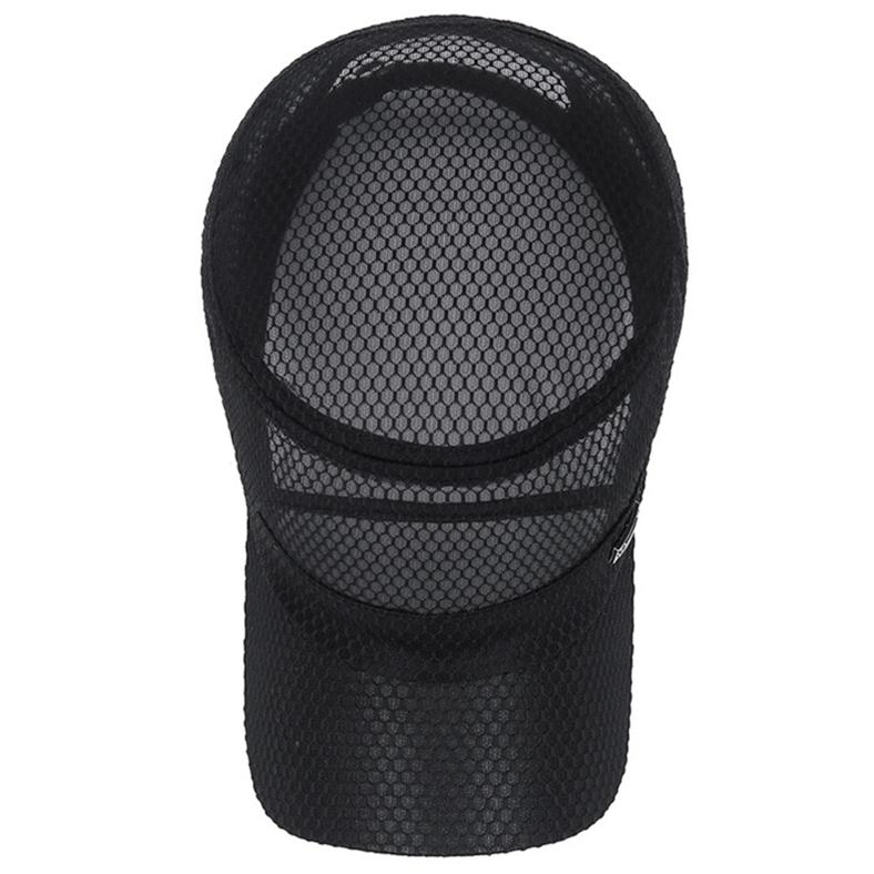 Men's Fashion Mesh Casual Breathable Sunscreen Hat Summer Outdoor Flat Top Cap