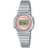 Casio Classic Small Round Case Silver X Pink La700we 4ajf