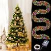 Decorations Ribbon Christmas Holiday Party Venue Decorated With Wreath Patterned