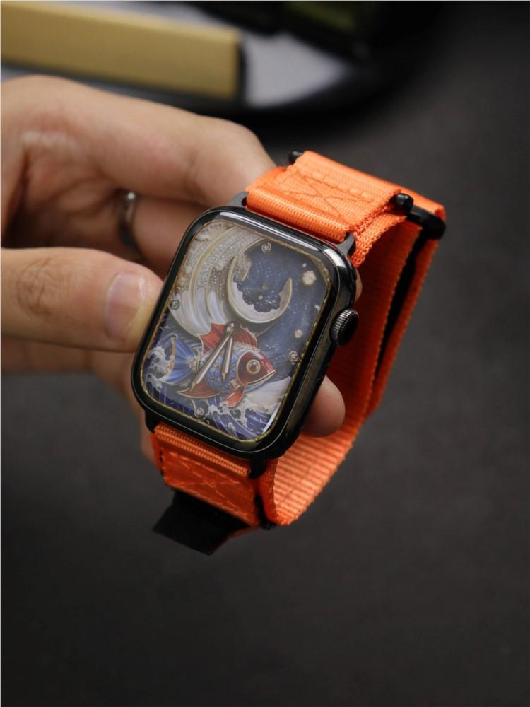 Trail loop Straps for Apple Watch Ultra 2 Band 49mm 44mm 45mm Sport Nylon bracelet correa iWatch series 9 7 6 5 4 8 se 10 46mm