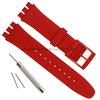 Мягкий силиконовый ремешок 12мм 16мм 17мм 19мм 20мм для Swatch, разноцветный прозрачный ремешок для часов, сменный ремешок, с инструментом