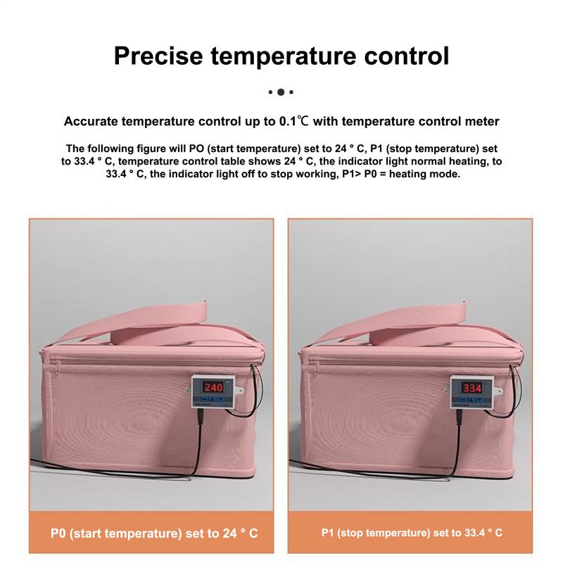 Ящик для расстойки теста с подогревателем, точный контроль температуры, расстойка для хлеба, складная коробка для закваски