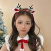 Рождественское украшение Рождественская повязка на голову Олень Обруч для волос Рога оленя Повязка на голову Обруч для волос Эльф Рога оленя Повязка на волосы