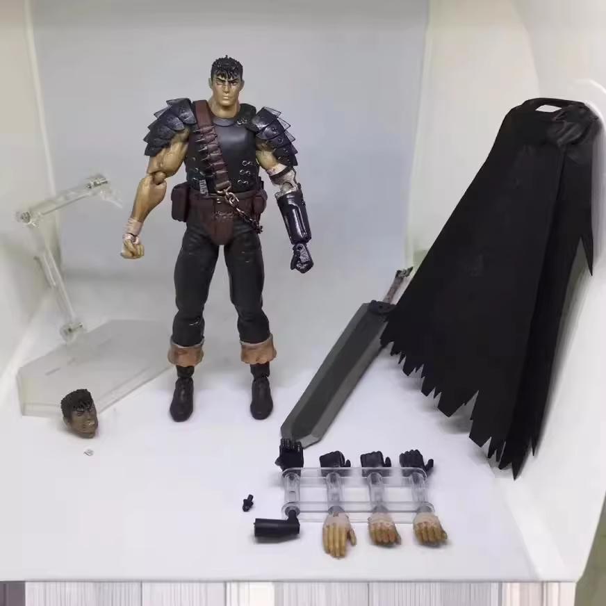 Figma 359 Гатс Берсерк Черный Мечник Перекрашенное Издание Фигурка Действия 17см ПВХ Коллекционная Модель Аниме Игрушка Для Фанатов Берсерка