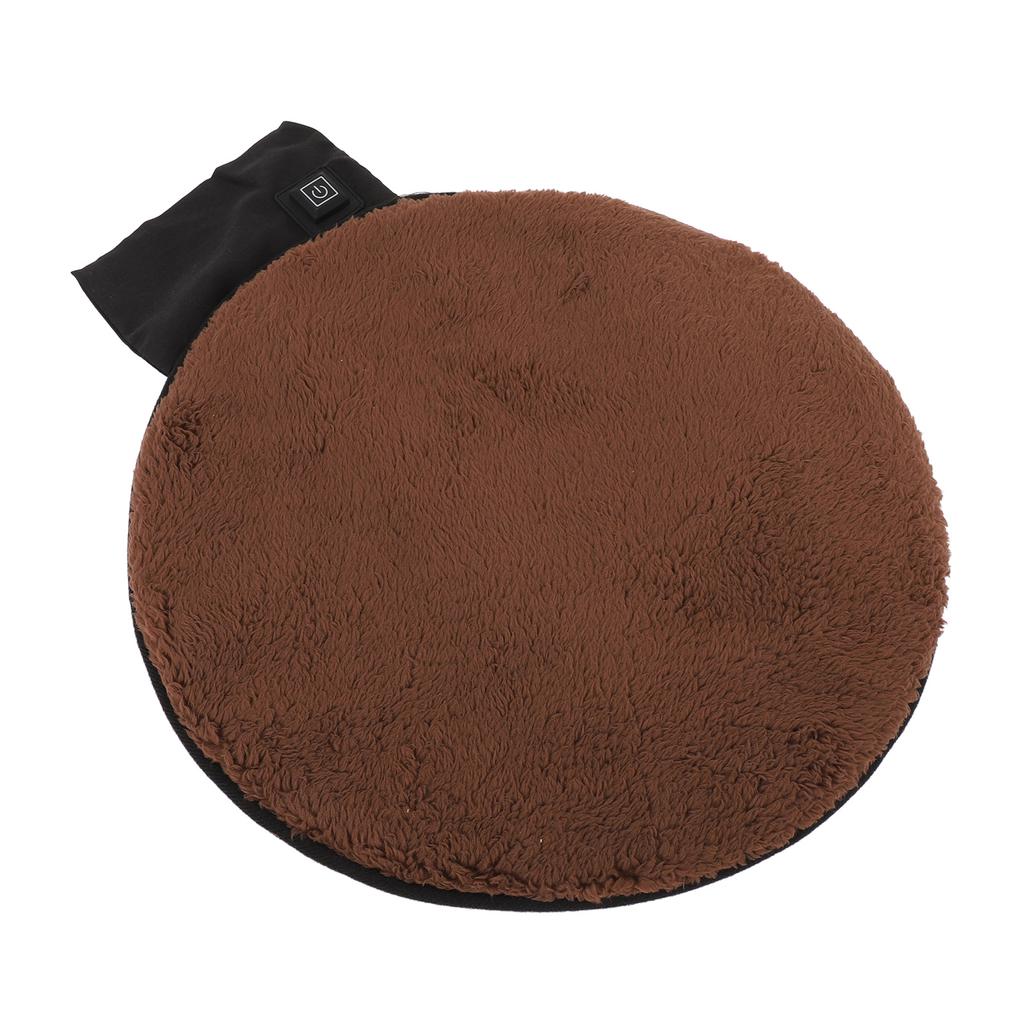 USB-подушка для сиденья с подогревом, портативная грелка для стадиона, спорта на открытом воздухе, офиса, круглая