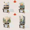 Empty Folding Watercolor Paint Palette Multifunctional Paint Pigment Box  Beginners