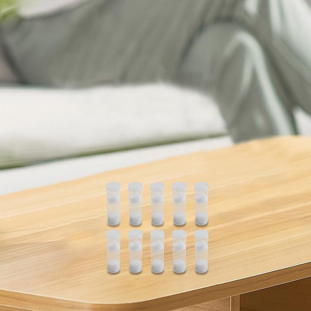 10 Sets of 30mm Plastic Coin Storage Tubes with Clear Round Holder Cases for Collectors to Safely Store and Protect