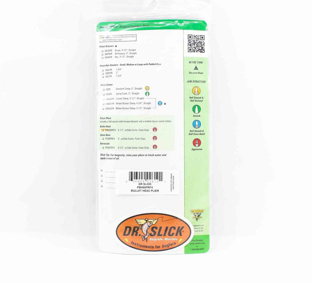 Dr Slick PBH55PRFX Плоскогубцы с круглой головкой, призма 5,5 дюйма (6101)