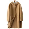 Женское пальто, однотонное, теплое, зимнее, расслабленное, на пуговицах, шерстяное пальто для повседневной носки