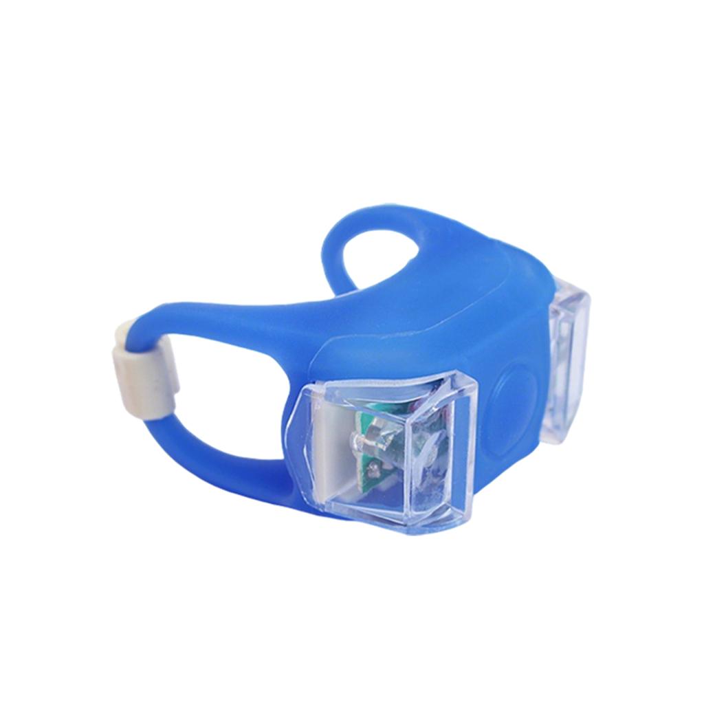 LED Flash Light For Bike, Twin Eye Design Night Riding Signal Light,Batteries Need To Be Installed