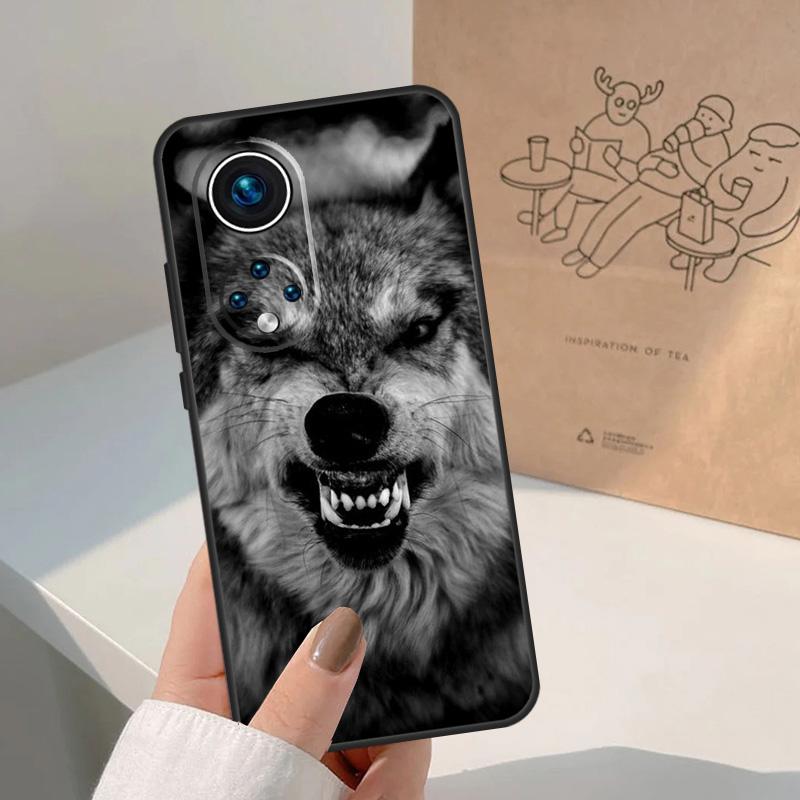 Чехол для Honor Win RT 200 400 50 70 90 X8b X9a X9b X9c X9d с изображением воющего волка 'For Honor Magic 8 Pro 7 6 5 Lite'