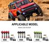4pcs Aluminum Alloy 1/24 Front Rear Shock Absorber For Axial SCX24 RC Car Part RC Car Accessories Replacement Parts