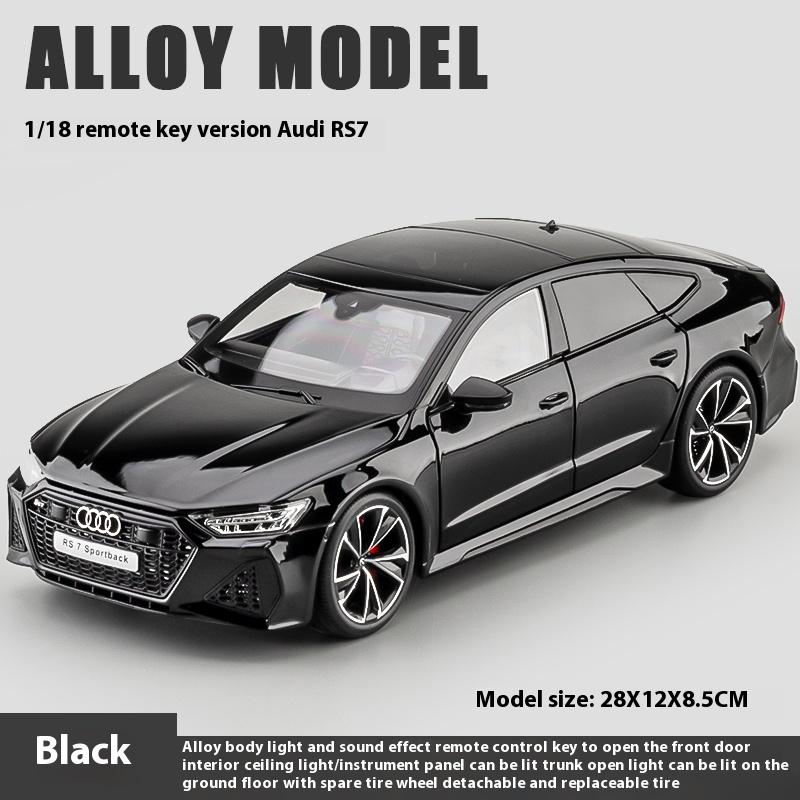 1:18 RS7 Sportback Четырехдверное купе Машинка на радиоуправлении Литой из сплава Модель автомобиля Хобби Коллекционирование Декоративные подарки Коробка для парня