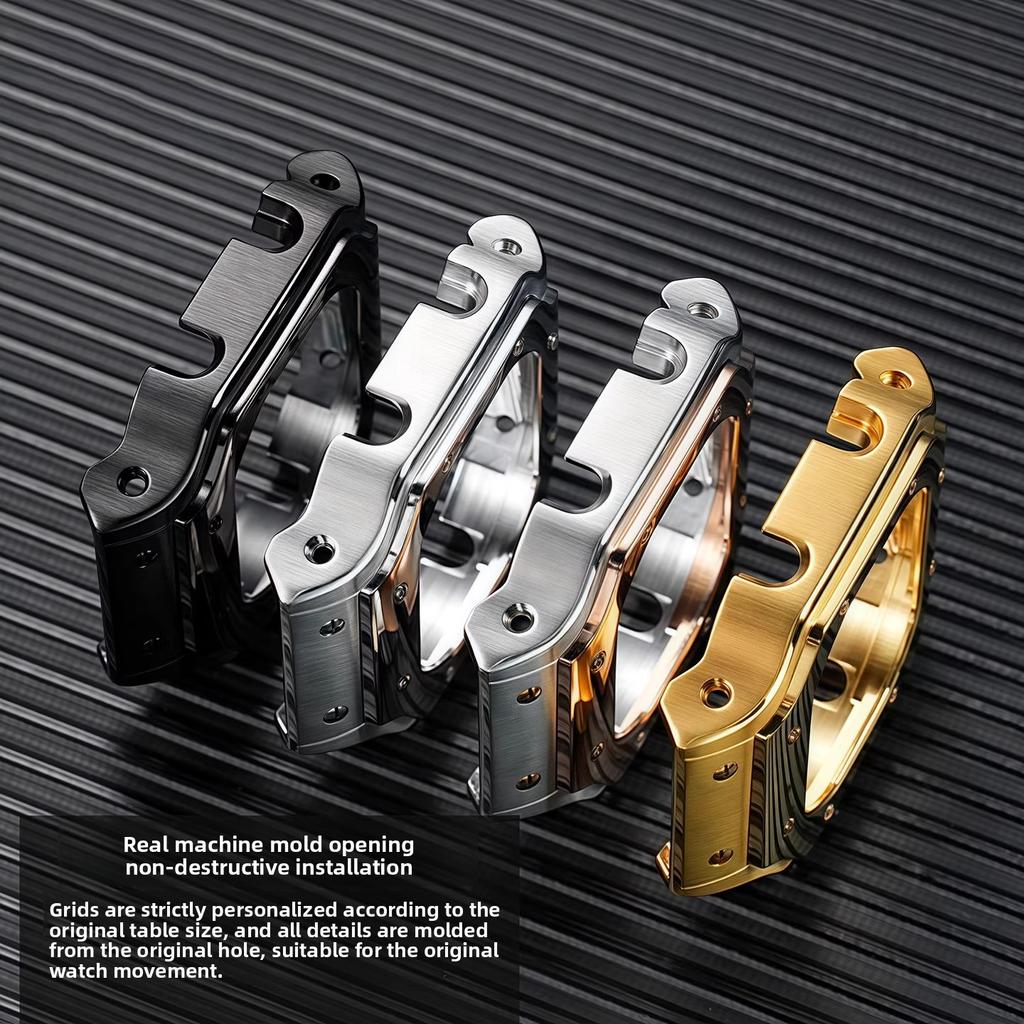 Для Casio DW5600 GW-B5600 3229 серия Маленький квадрат Модификация Металлический корпус из нержавеющей стали Ремешок для часов Резиновый ремешок Мужской Браслет