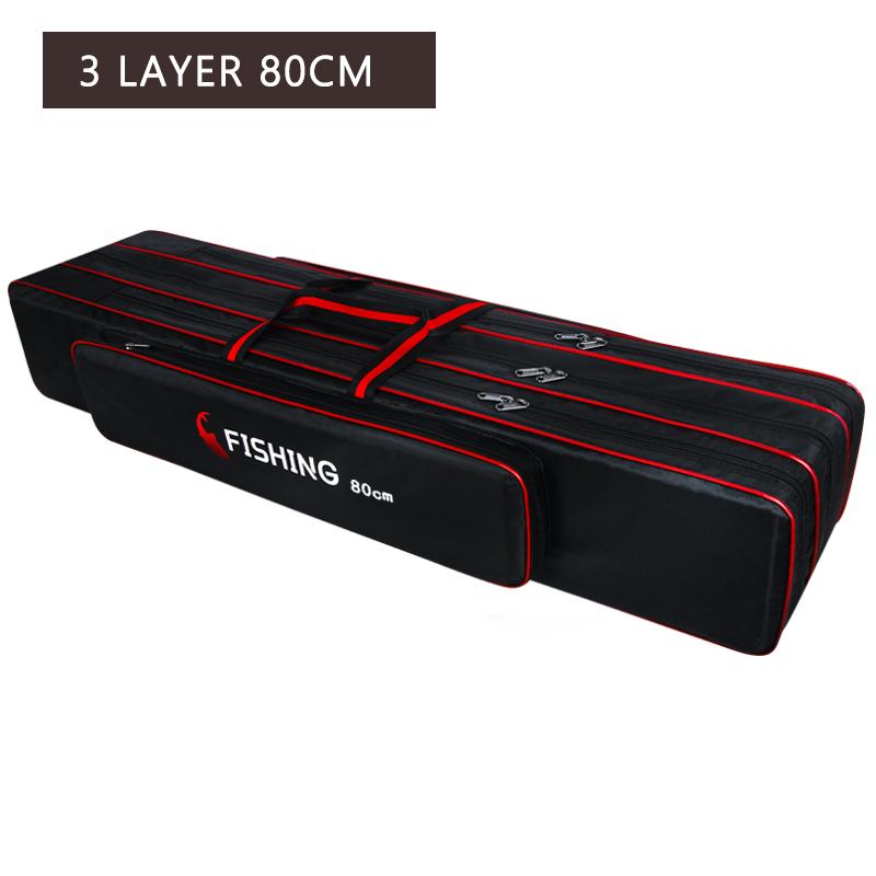Портативная многофункциональная сумка-переноска для рыбалки, холст 110/120 см, сумки для удочек, двух-/трехслойный чехол для хранения для Pesca XA143G