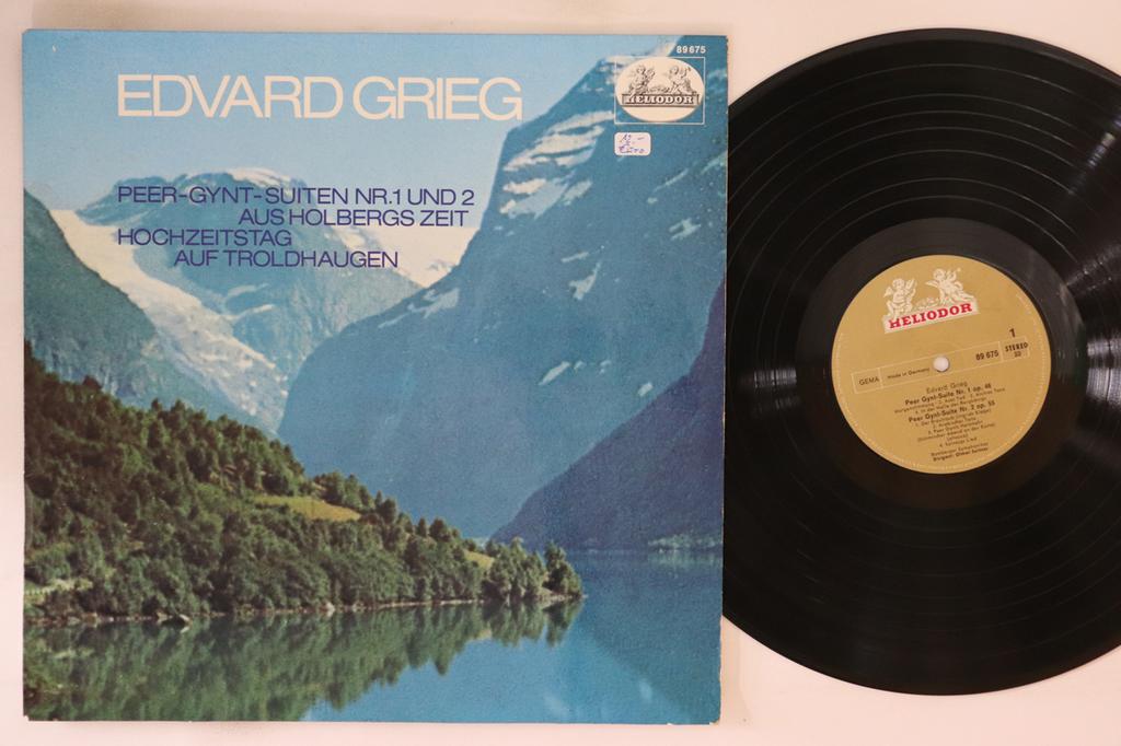 LP Record EDVARD GRIEG  Peergyntsuiten Nr. 1 Und 2  Aus  89675 HELIODOR Germany Classical Used