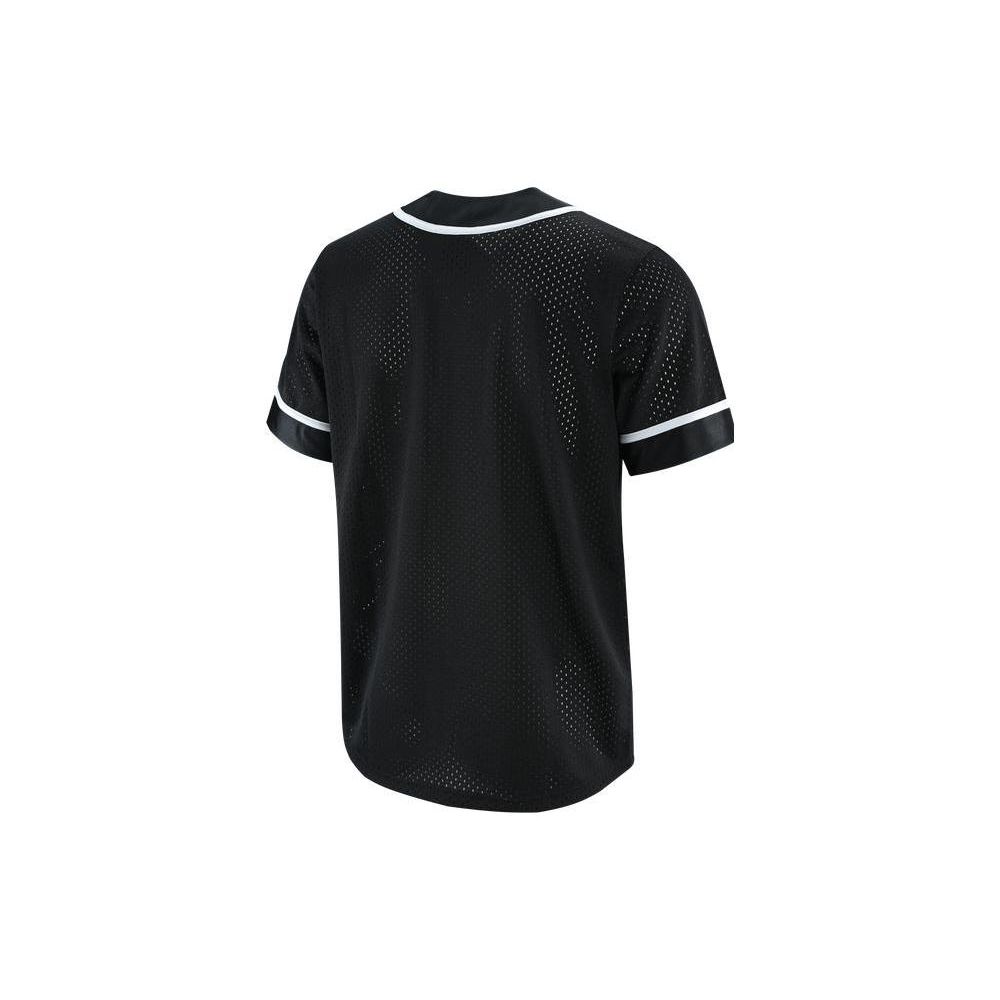 Jordan Dri-Fit NBA Brooklyn Nets Футболка с логотипом алфавита и круглым вырезом с короткими рукавами, мужские топы, черные DR2403-010