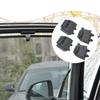 4Pcs Rear Door Curtain Hook 839122W000 Simple Installation Repair Parts Black Sturdy Accessory for