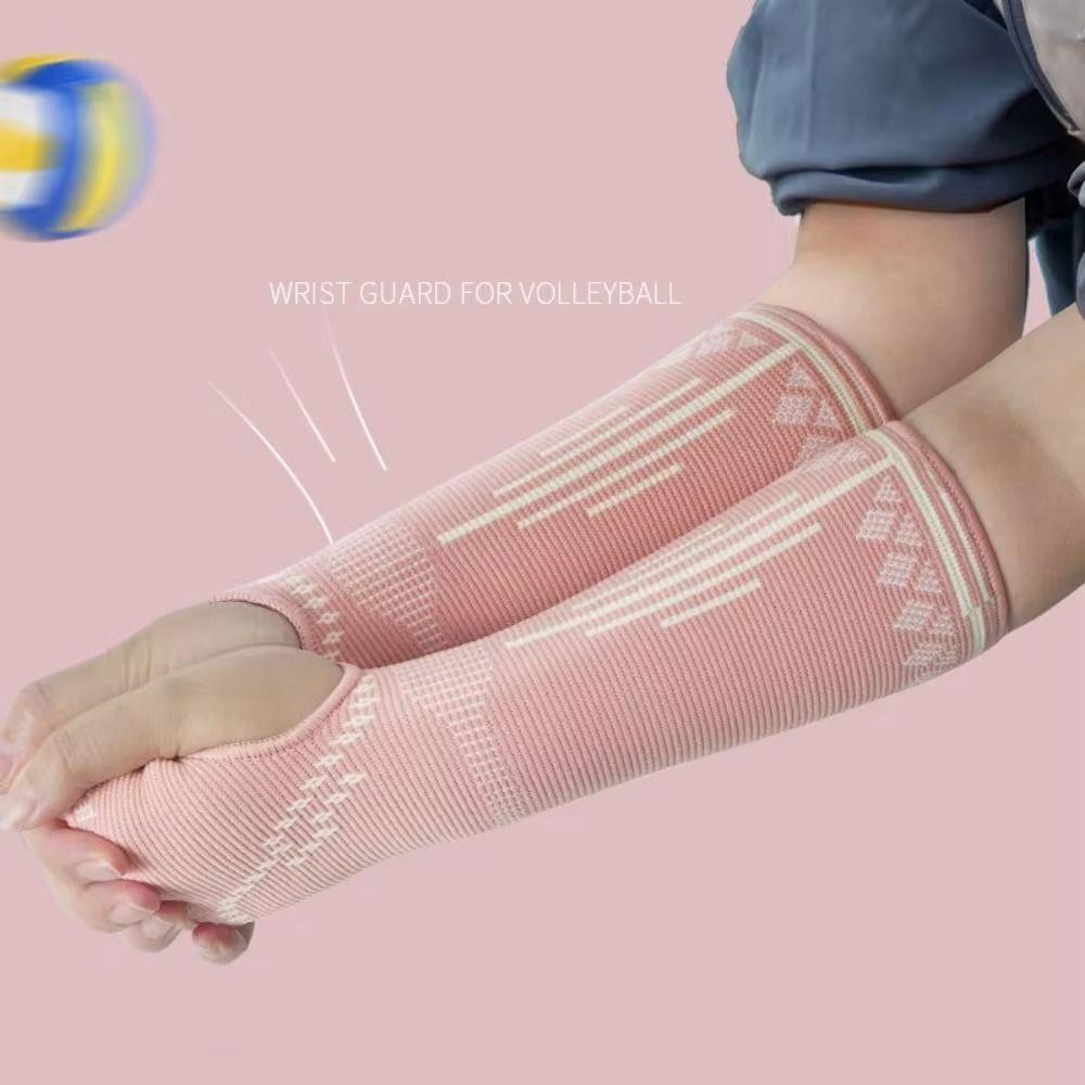 1Pair Sweat-absorbent Sports Wristbands Breathable Volleyball Wristbands Drive