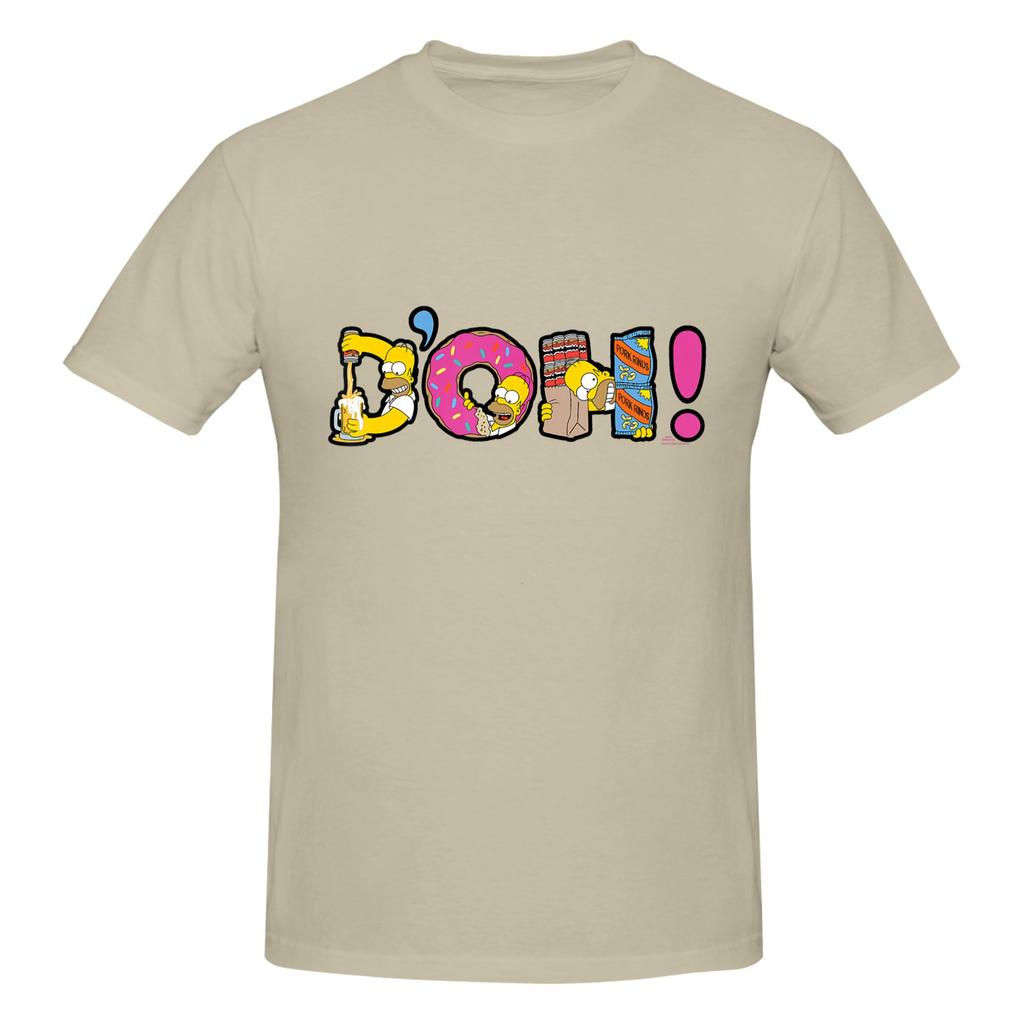 1 Piece Beer Graphic Funny 100 Cotton Tshirt Homer Simpsons Tops Tees For Unisex