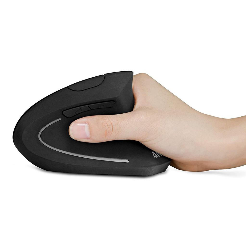 Беспроводная мышь Anker Wireless 800 1200 1600 DPI 5 кнопок Оптическая эргономичная конструкция Совместимость с правой рукой 2.4G (Вертикальная мышь) / / Windows/MacOS