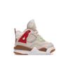 Air 4 Retro TD Wild Things Baby Sneakers Cream Sail University-Red DH0571-264
