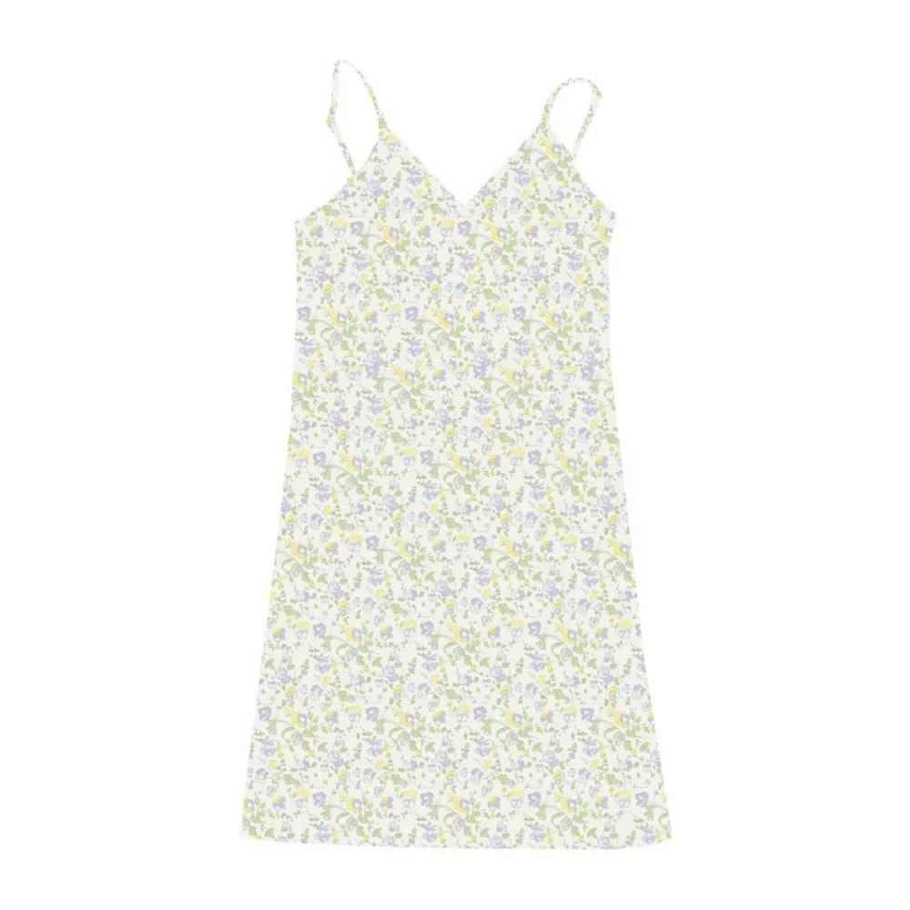 Y2K Винтажное платье-камиль с цветочным принтом и крестиком Женское облегающее платье без рукавов с V-образным вырезом Летнее сексуальное милое платье с открытой спиной Patry Черное мини-корейское платье для женщин